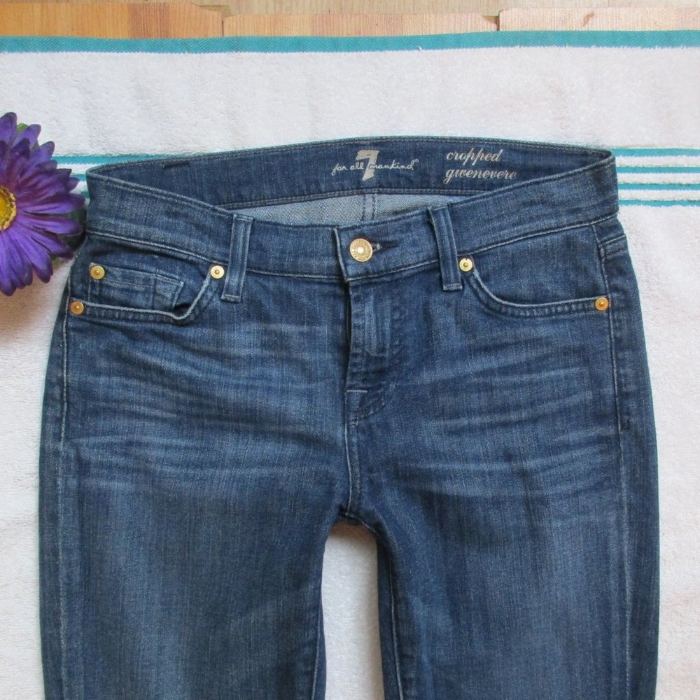 7 for all Mankind Jeans Size 26 Crop Denim